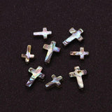 Abalone Shell Crosses Loose Beads DIY Jewelry Making