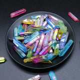 Natural Stone Crystal Pillar Pendant DIY Jewelry Making