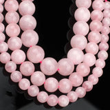 Madagascar Rose Quartz 6-10MM 7.5-Inch Pink Crystal Beads