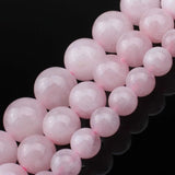 Madagascar Rose Quartz 6-10MM 7.5-Inch Pink Crystal Beads