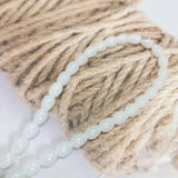6x8mm Water Droplets Opal Beads, Teardrop Crystal Glass Beads