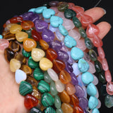 Heart Turquoise Rose Quartz Stone Beads for Jewelry Making