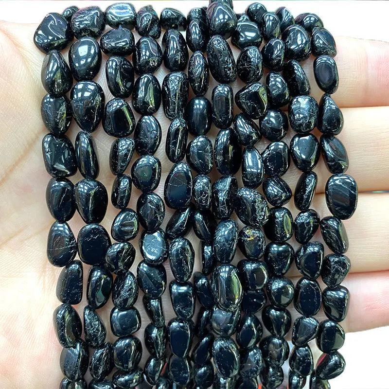 Natural Stone Tourmaline Spacer Beads 8-10MM