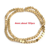 Hematite Heart Shape Beads for DIY Jewelry Making Necklace 4/6/8mm