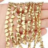 Hematite Heart Shape Beads for DIY Jewelry Making Necklace 4/6/8mm