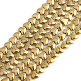 Hematite Heart Shape Beads for DIY Jewelry Making Necklace 4/6/8mm