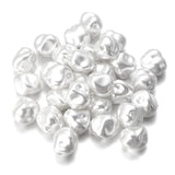 10mm ABS Pearl Irregular Loose Beads Jewelry Making DIY 50Pcs