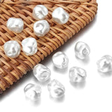10mm ABS Pearl Irregular Loose Beads Jewelry Making DIY 50Pcs