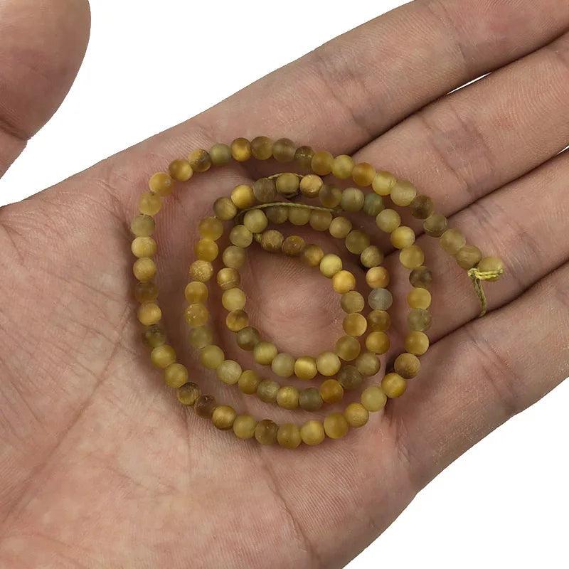 Tiger's Eye Natural Stone Round Beads 4/6/8/10/12MM