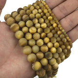 Tiger's Eye Natural Stone Round Beads 4/6/8/10/12MM