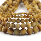 Tiger's Eye Natural Stone Round Beads 4/6/8/10/12MM