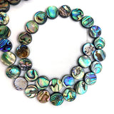 Abalone Shell Loose Beads Disc-shaped Charm for Jewelry Making DIY 8-20mm