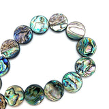 Abalone Shell Loose Beads Disc-shaped Charm for Jewelry Making DIY 8-20mm