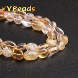 6x8mm Yellow Citrine Stone Beads for Jewelry Making