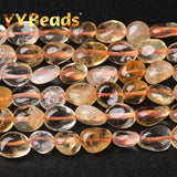 6x8mm Yellow Citrine Stone Beads for Jewelry Making