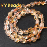 6x8mm Yellow Citrine Stone Beads for Jewelry Making