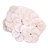 10 PCS Mother of Pearl 28mm Flower Shell Necklace Pendant