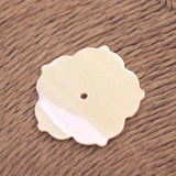 10 PCS Mother of Pearl 28mm Flower Shell Necklace Pendant