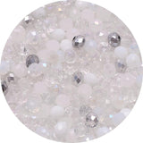 Mixed Glass Rondelle Beads Crystal Loose Beads for Jewelry Making DIY