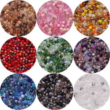 Mixed Glass Rondelle Beads Crystal Loose Beads for Jewelry Making DIY