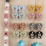 5pcs/10pcs Puppy Silicone Beads for Baby Pacifier Chain DIY