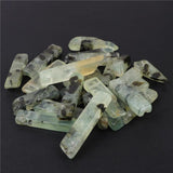 High Prehnite Stone Beads Top Drilled Polishing Pendants Beads