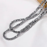 2x4mm Hematite Spacer Bead DIY Jewelry Making