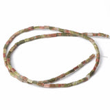 Green Aventurine Tiger Eye Jade Tube Bead Jewelry Making DIY