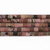 4x4mm Rhodonite Stone Spacer Beads for Jewelry Making