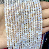 2 3 4mm Natural Opal Gem Spacer Stone Beads for Jewelry Making DIY