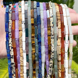13x4mm Amethyst Tiger Eye Stone Beads DIY Bracelets Necklace 15''