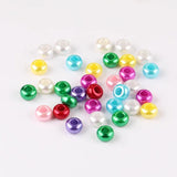 100pcs DIY Jewelry Big Hole Pearl Beads for Bracelet Necklace
