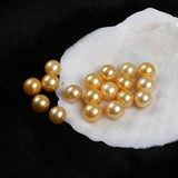 8-9mm Round Freshwater Loose Pearl Beads No Hole DIY Accessories