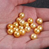 8-9mm Round Freshwater Loose Pearl Beads No Hole DIY Accessories