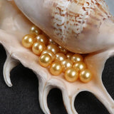 8-9mm Round Freshwater Loose Pearl Beads No Hole DIY Accessories