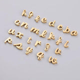 5PCS Stainless Steel Letter Beads for DIY Bracelets