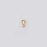 5PCS Stainless Steel Letter Beads for DIY Bracelets