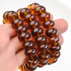 10pcs Agates Beads 16mm Crystal Glass Loose Beads DIY Women Bracelets Jewelry