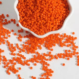 High Flash Opaque Round Spacer Glass Beads for DIY Sewing