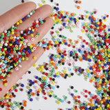 High Flash Opaque Round Spacer Glass Beads for DIY Sewing