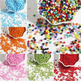 Multicolor Japanese Round Bracelet Beads for Beading 15g (500pcs)