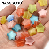 Mixed Star Natural Stone Cat Eye Beads for DIY Jewelry Making