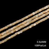 Natural Trochus Top Shell Beads Tube Charm Beads for Jewelry Making