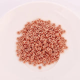 1000Pcs 4mm Plated CCB Flower Beads for Jewelry Making