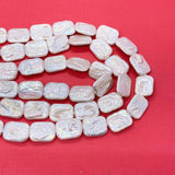 Natural Freshwater Pearl Rectangular Baroque Loose Beads