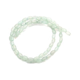 Rice-Shaped Semi-Precious Stone Beads for Jewelry Making 4x6mm
