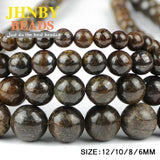 Bronzite Stone Beads Natural Ore Round Loose Beads 6/8/10/12MM