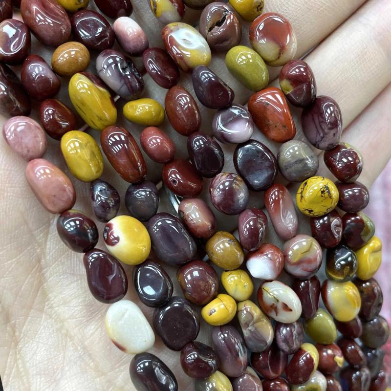 Mookaite Jasper Loose Spacer Beads for Jewelry Making DIY