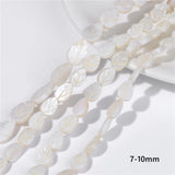Natural Leaves Shape Shell Beads Freshwater Shell Bead for Jewelry Making