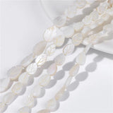 Natural Leaves Shape Shell Beads Freshwater Shell Bead for Jewelry Making